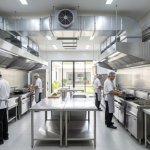 PEMASANGAN SISTEM DAPUR KOMERSIL LENGKAP