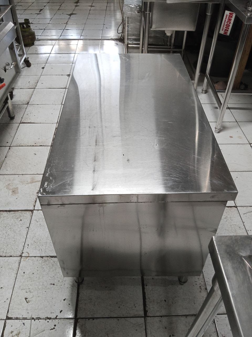Meja Kompor Stainless Steel Premium 2 Pintu | Sakha Steel - Gambar 4