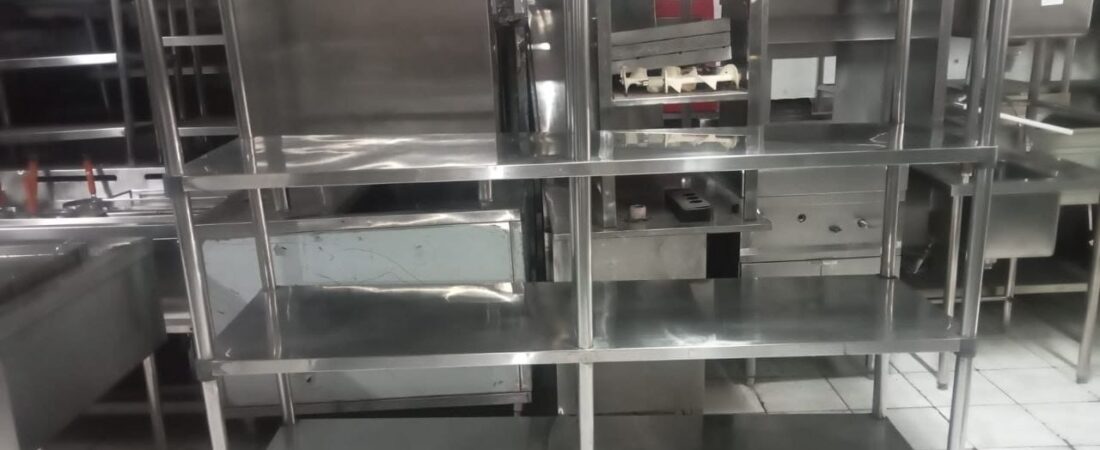Rak Stainless Steel 4 Susun 180x50x155 cm | Kapasitas Besar | Sakha Steel