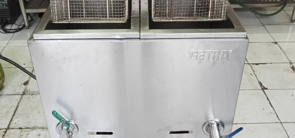Deep Fryer Stainless Steel 2 Tank Kapasitas 28 Liter | Sakha Steel