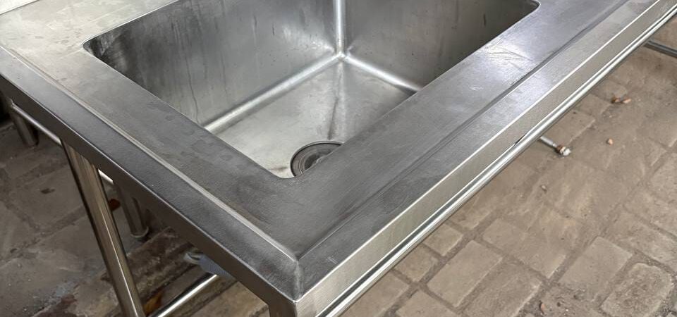 Sink Stainless 3 Lubang 180 cm | Sakha Steel