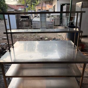 Meja Stainless Steel 3 Susun Upper 150 cm Sakha Steel