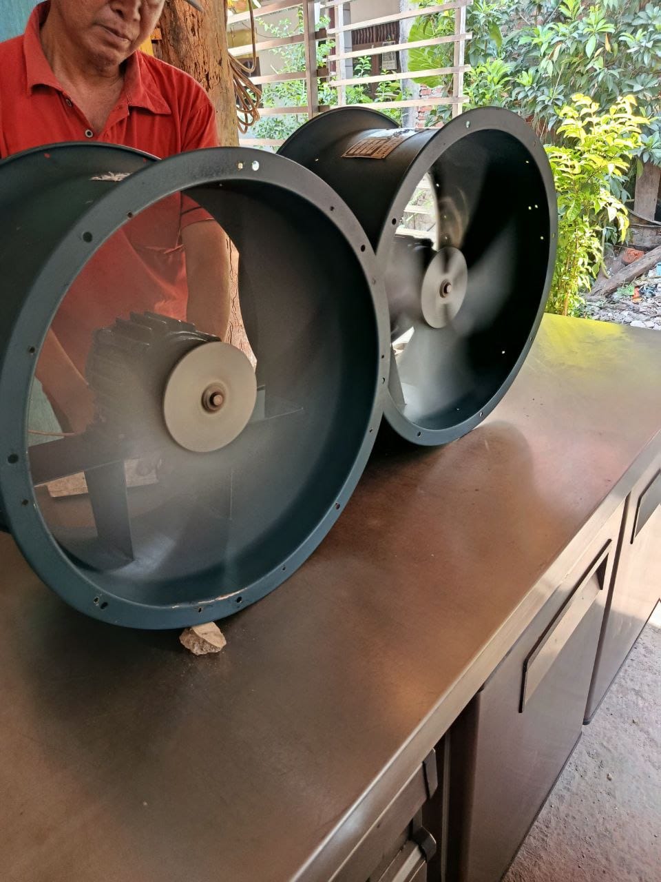 Blower Fan CKE 18 inch untuk sirkulasi udara dapur