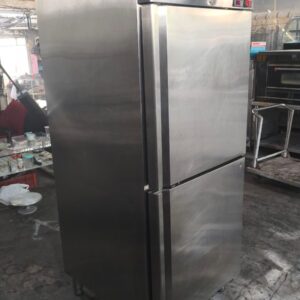 Commercial upright chiller 2 pintu kitchen equipment