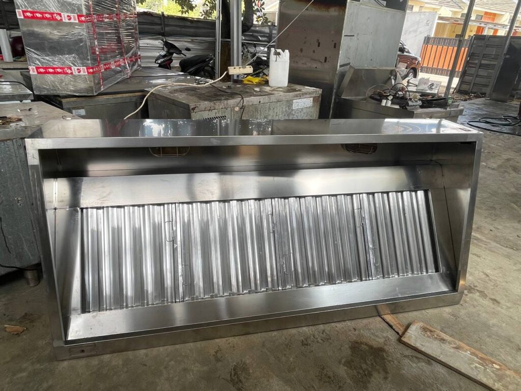 Commercial cooker hood stainless kitchen equipment