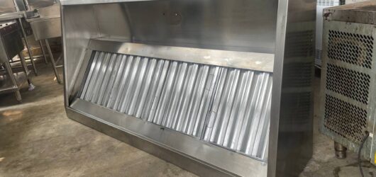Cooker hood stainless dengan filter untuk dapur restoran